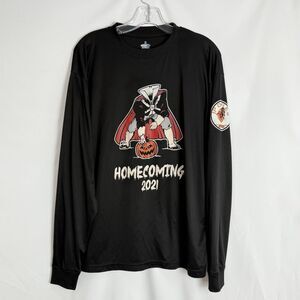 New England Patriots Headless Horseman Football Unisex T-shirt Sz M Long Sleeve